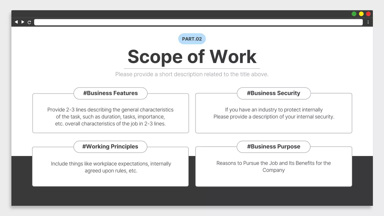 White Clean Training Template Presentation