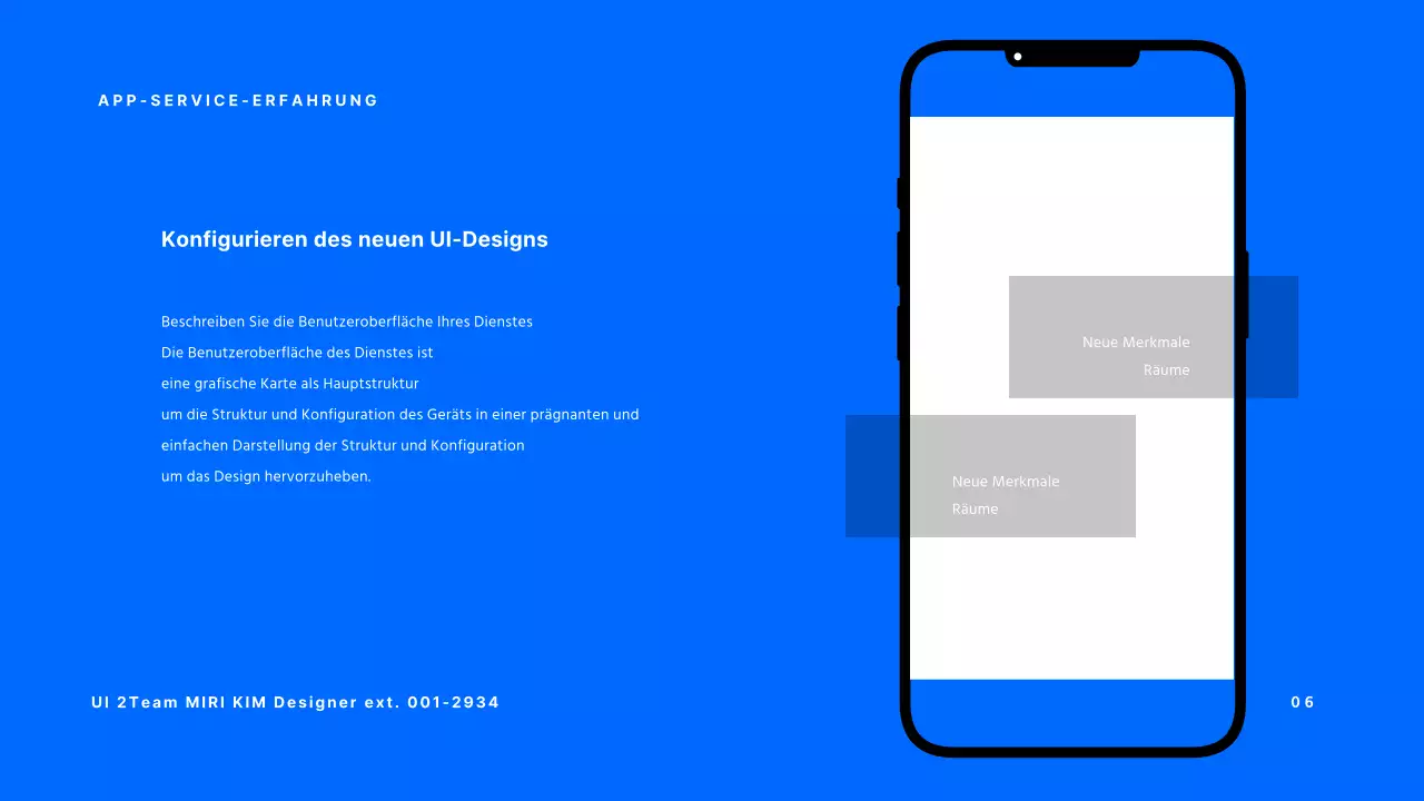Blue's grundlegende Ankündigung neuer Funktionen