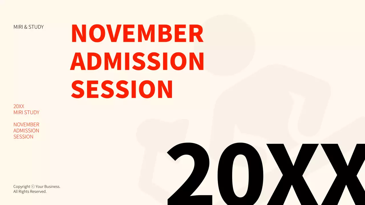 Red Professional 입학 가이드 프레젠테이션