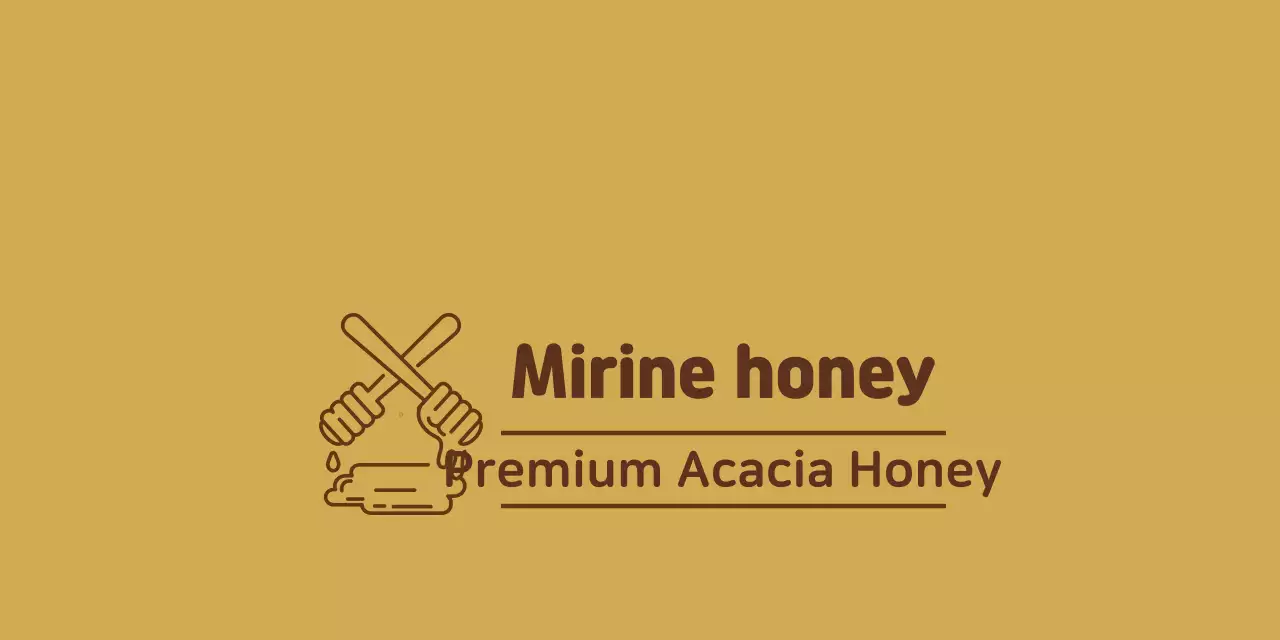 Design a product package for a golden honey store