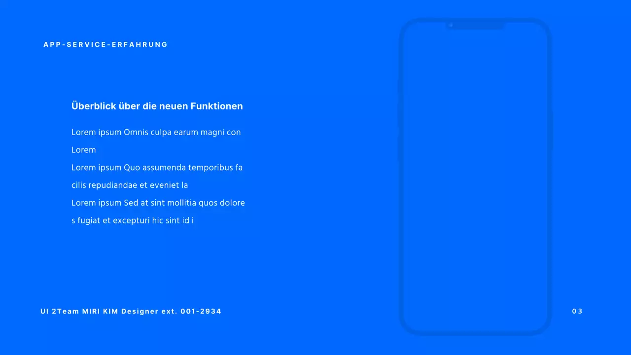 Blue's grundlegende Ankündigung neuer Funktionen