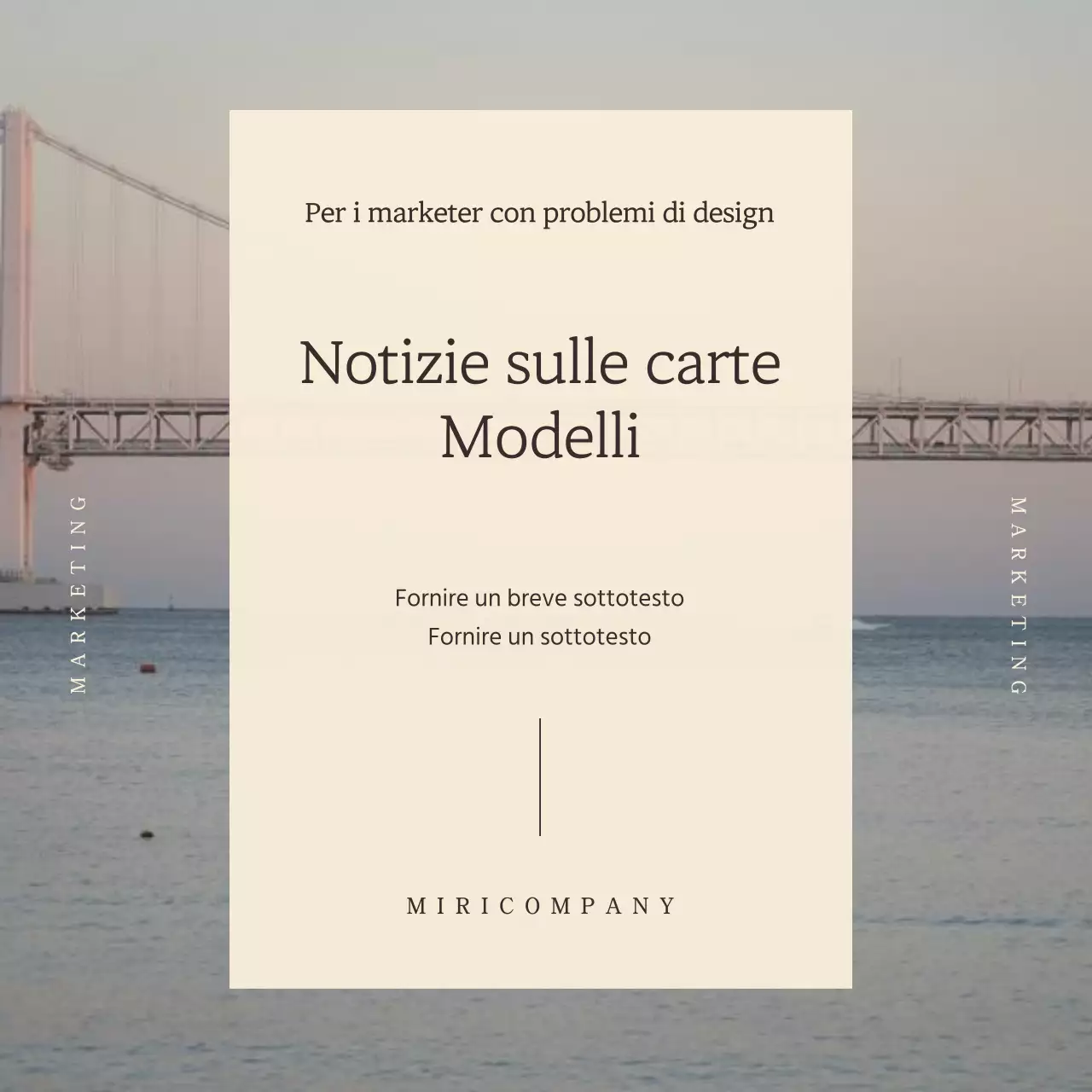 Modelli di report di marketing semplici e facili da usare in avorio