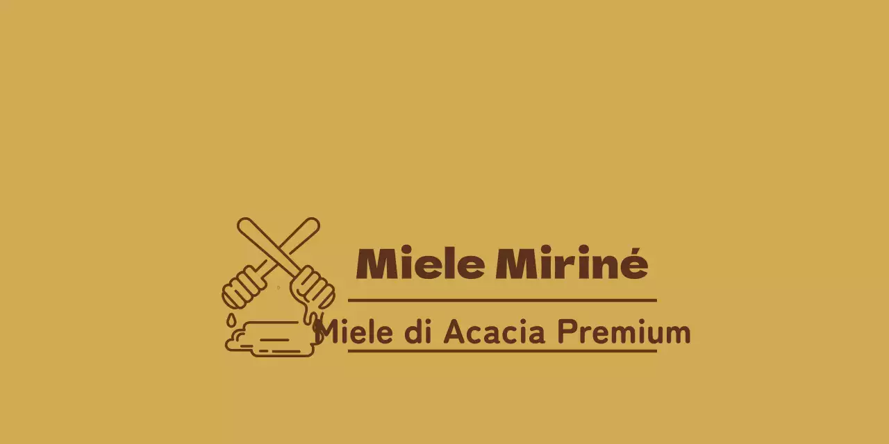 Progettazione della confezione di un prodotto per un negozio di miele in oro