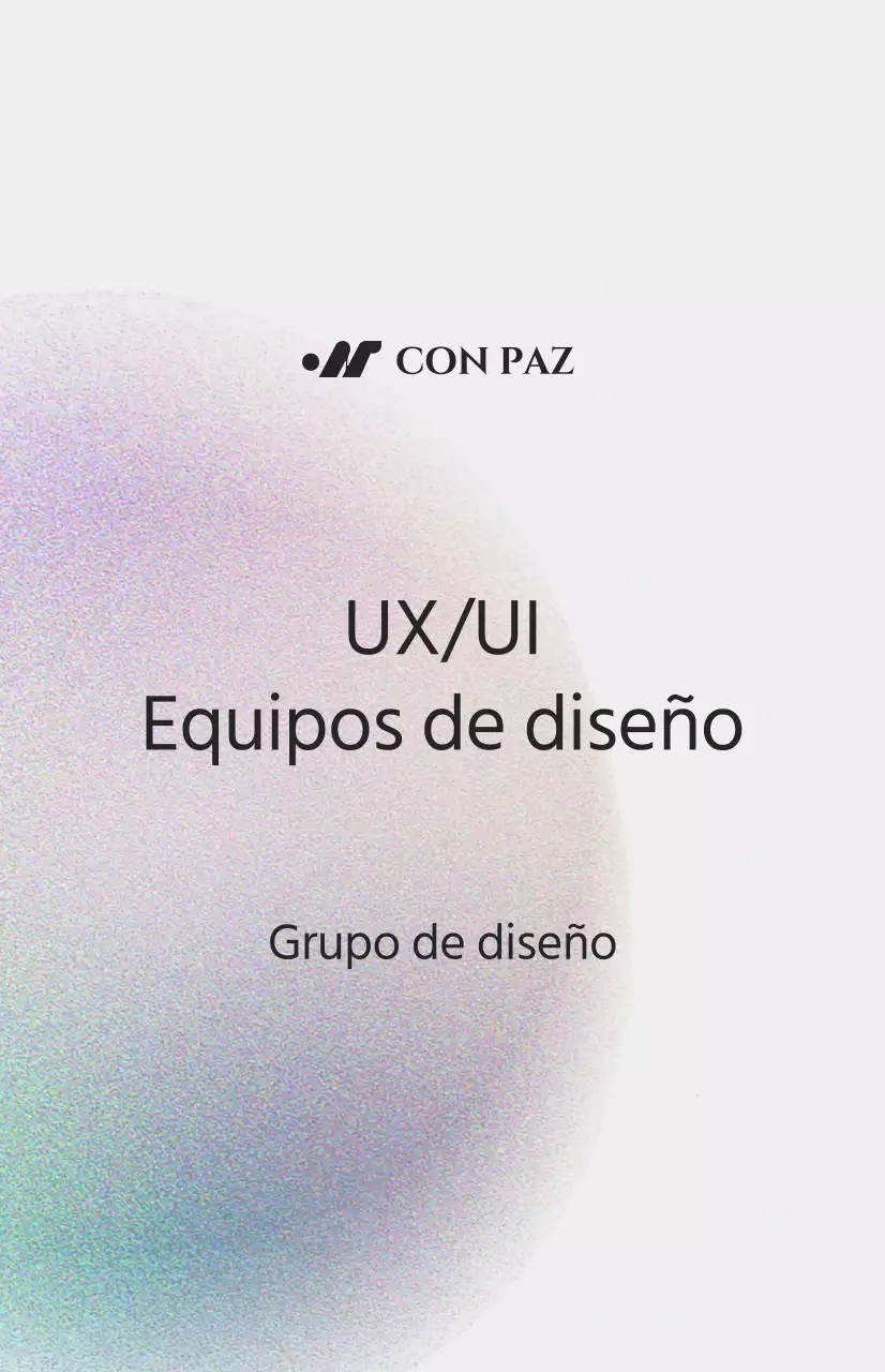 Presentación sencilla de un departamento con ilustración de ruido en color sobre fondo blanco.