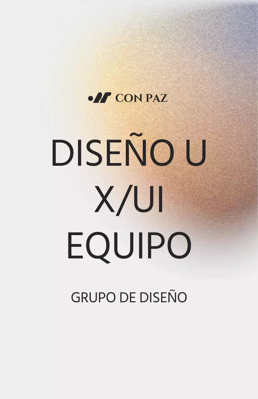 Presentación sencilla de un departamento con ilustración de ruido en color sobre fondo blanco.