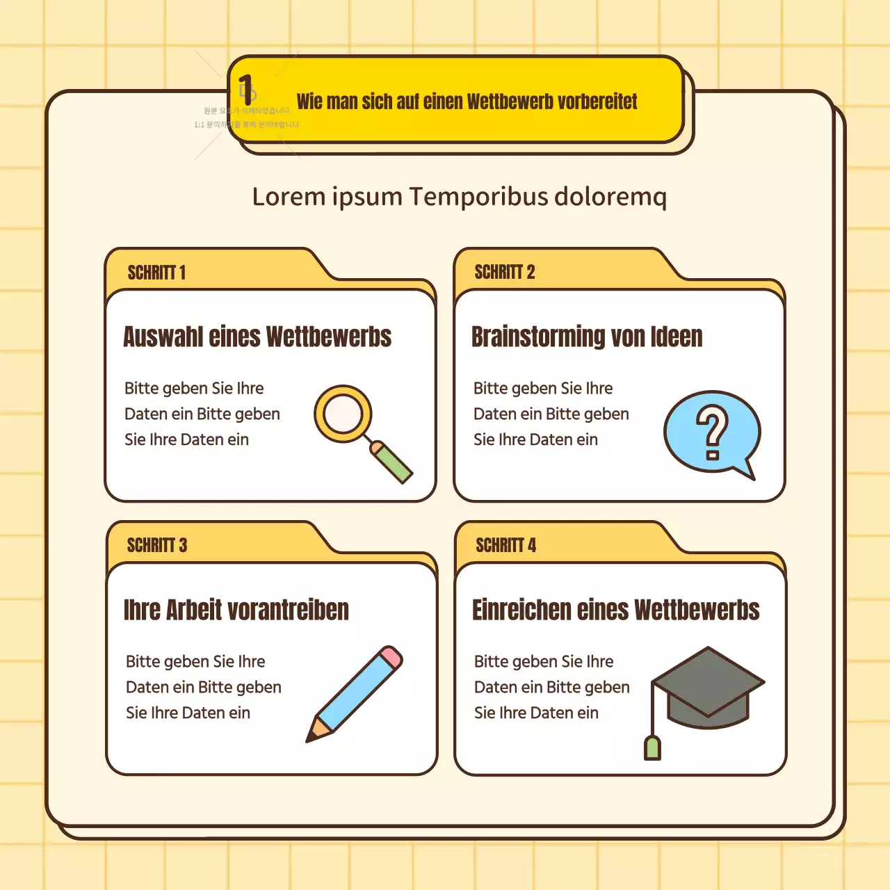 Ein Leitfaden für das Aufschlagen von Wettbewerbsangeboten in Gelb