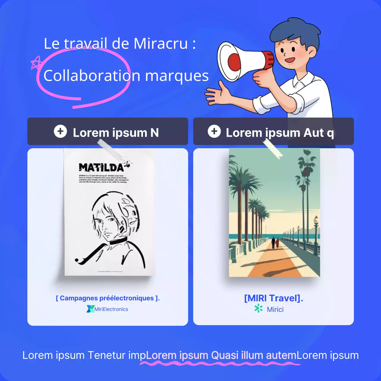 Guide des offres d'emploi bleues et branchées