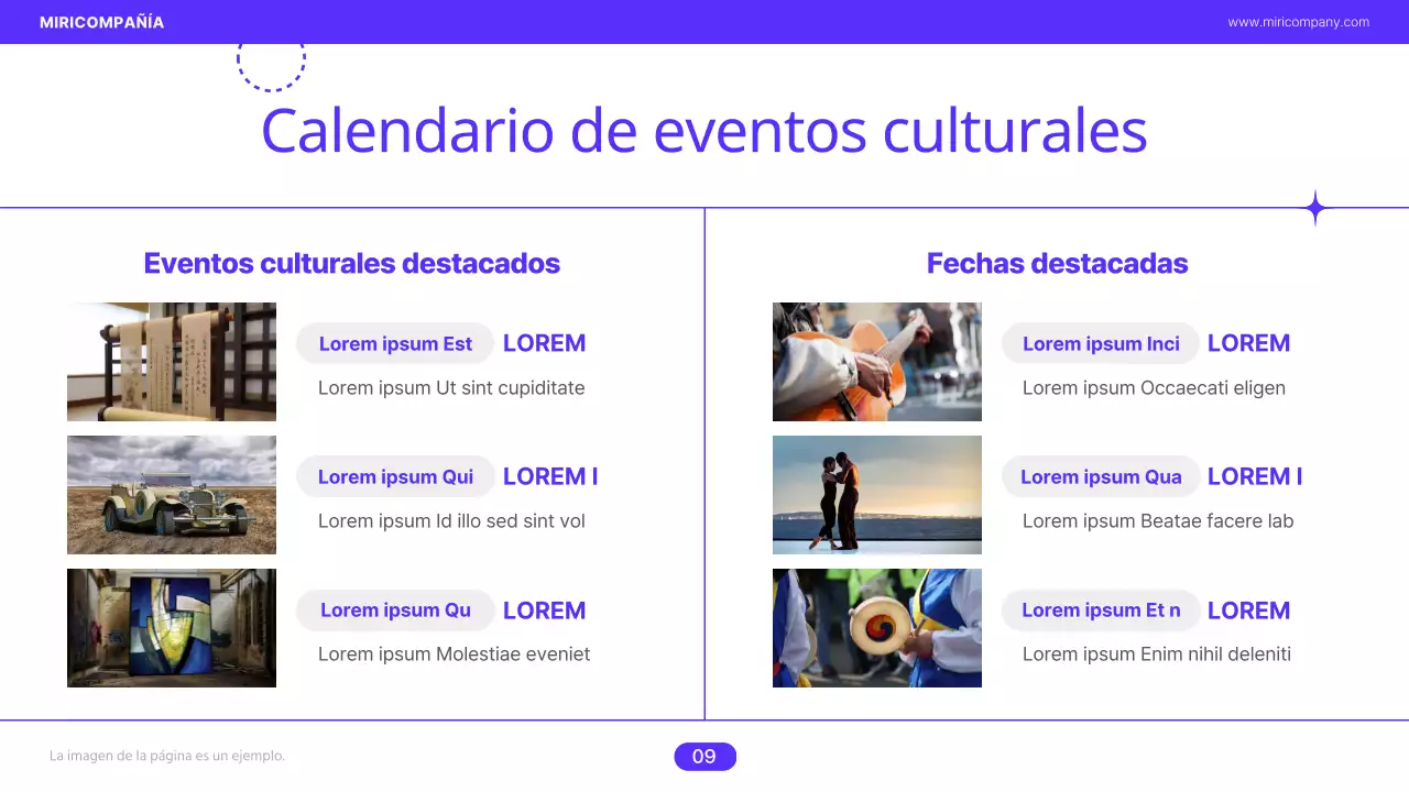 Una guía comercial kitsch con fondo blanco