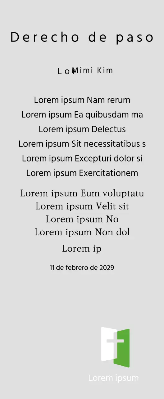 Placa de felicitación por el ascenso en una elegante fuente con gracias
