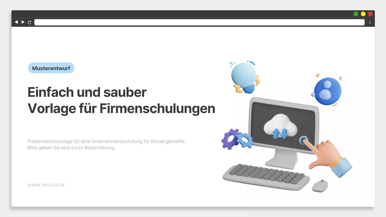 Einfaches weißes und schwarzes Schulungsmaterial für den Arbeitsplatz