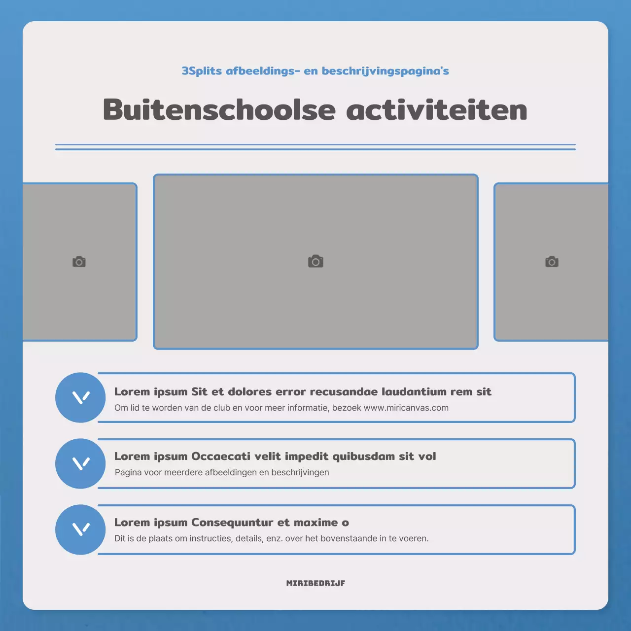 Een eenvoudige brief in blauw en marineblauw nieuwsbriefpost