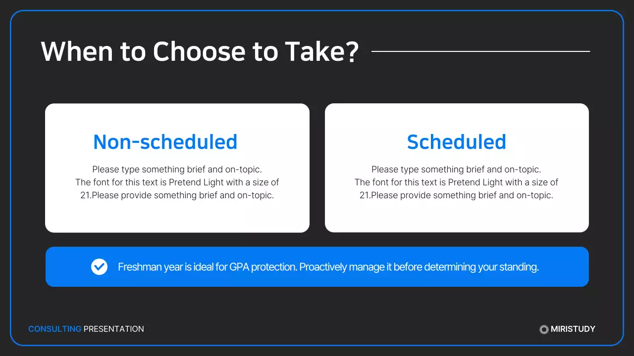 Blue Modern Exam Presentation