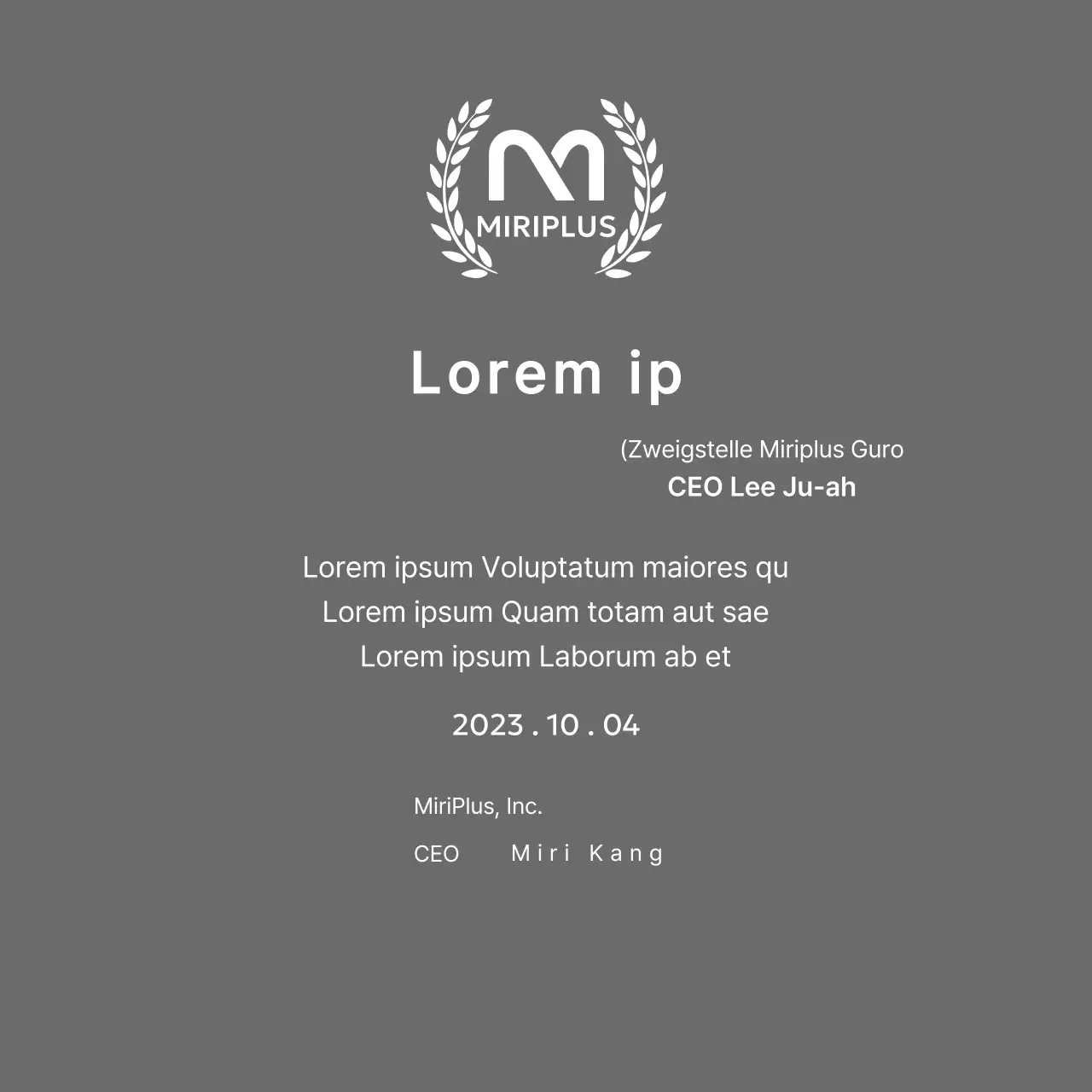 Verdienstplakette mit Markenlogo und Lorbeerkranz im Rahmen des Outstanding Dealer Award-Konzepts.