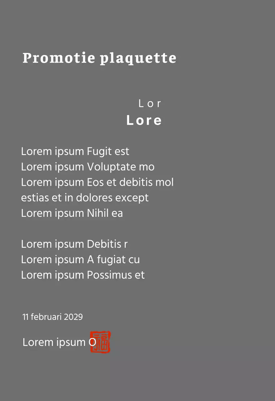 Felicitatieplaatje voor promotie in een stijlvol schreeflettertype