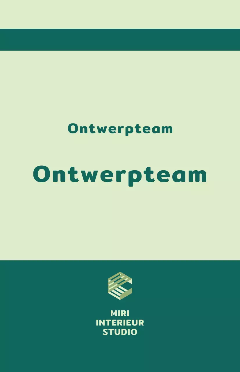 Affiliatie uitgelichte raamvlag met teamnaam in een groen kleurenschema