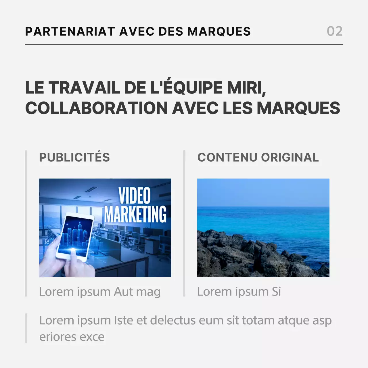 Une simple offre d'emploi en noir et bleu