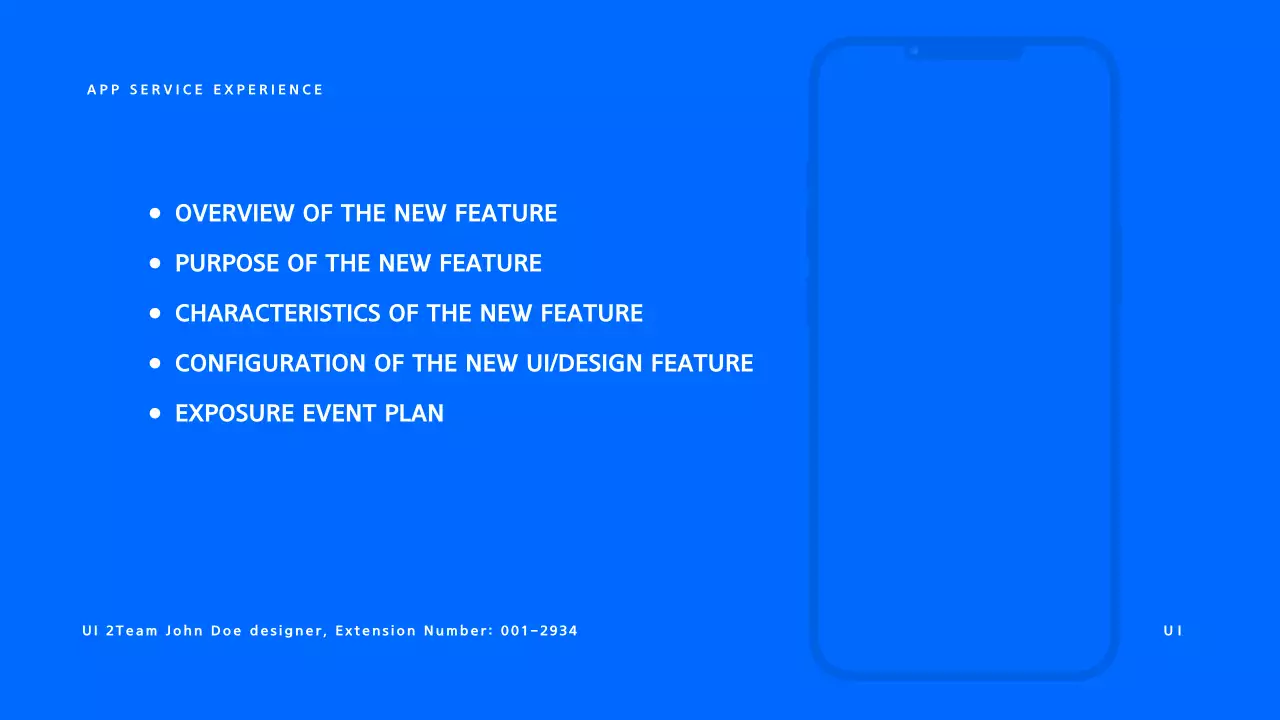Blue Modern App Design Proposal Presentation