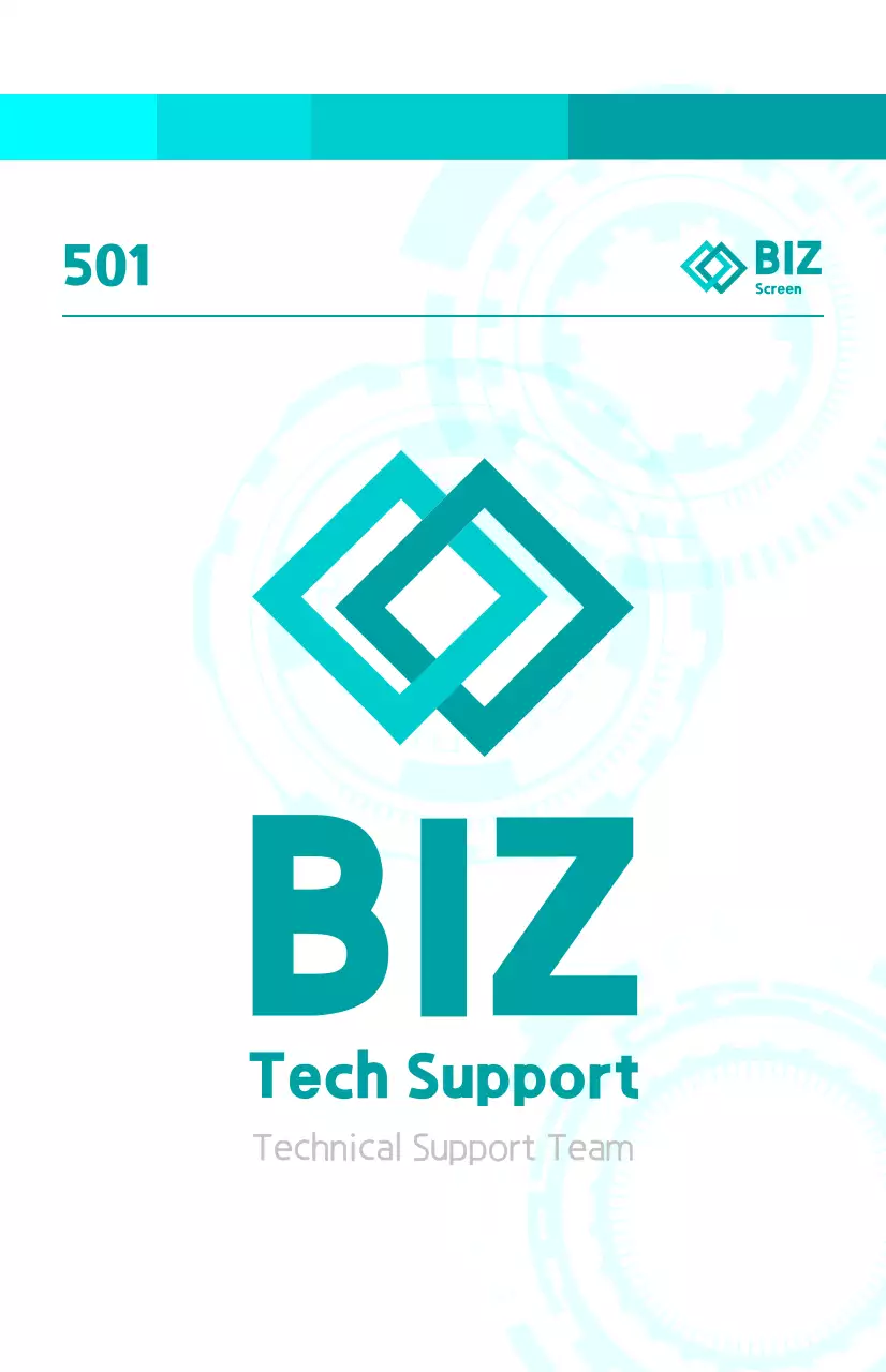 Guia empresarial de conceito brilhante com gráficos mecânicos