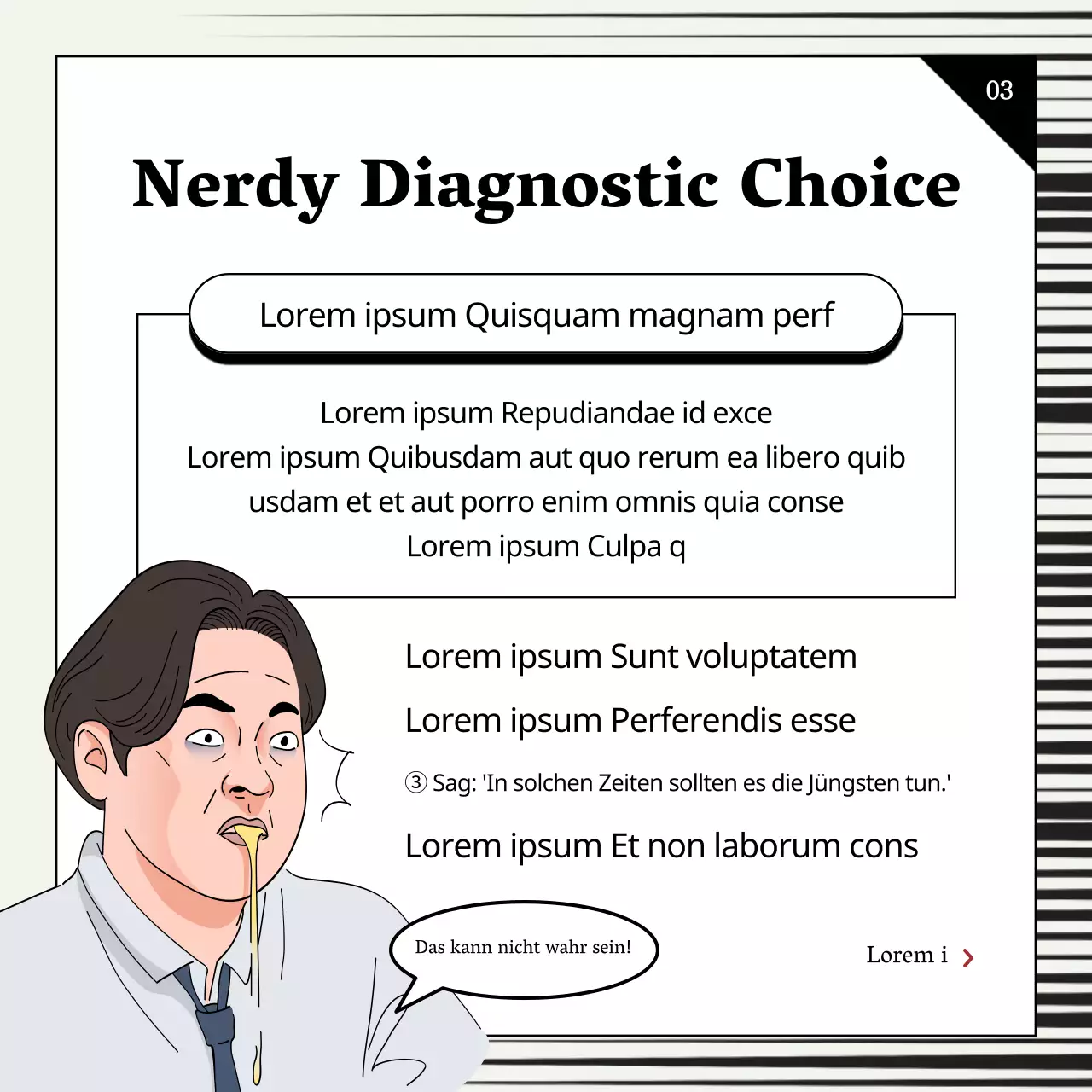 Krankheit in Chartreuse und schwarzem Business-Humor-Posten