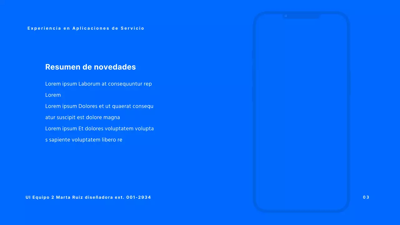 Resumen básico del anuncio de novedades de Blue