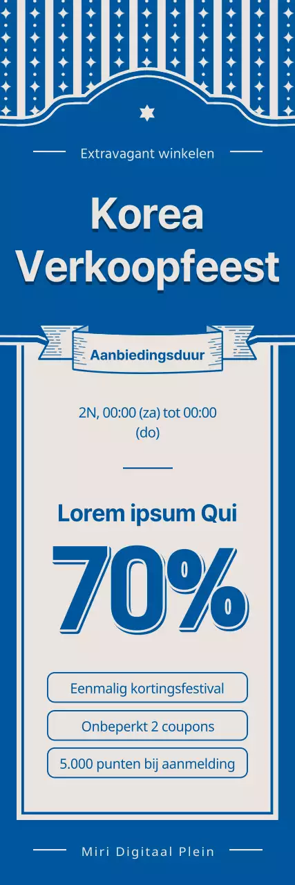 Gids voor de blauwe en retro Korea Sale Festa