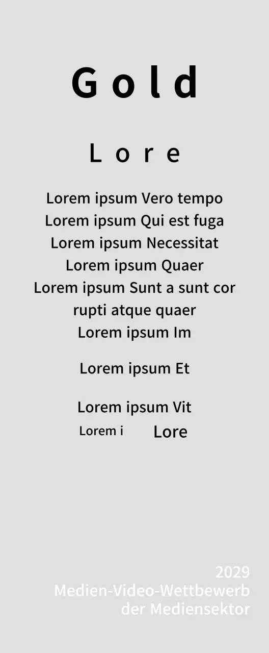 Siegertafeln für ein pfiffiges Wettbewerbspreiskonzept