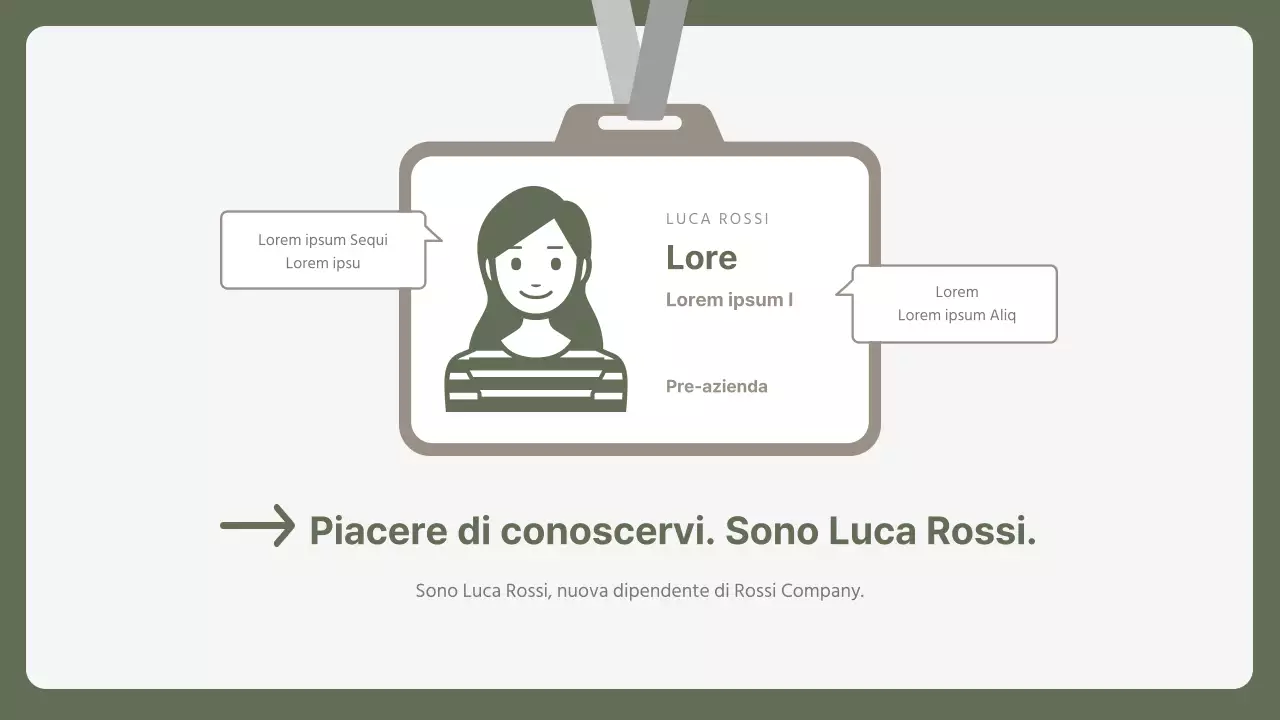 Lettera di presentazione aziendale semplice in giallo e cachi