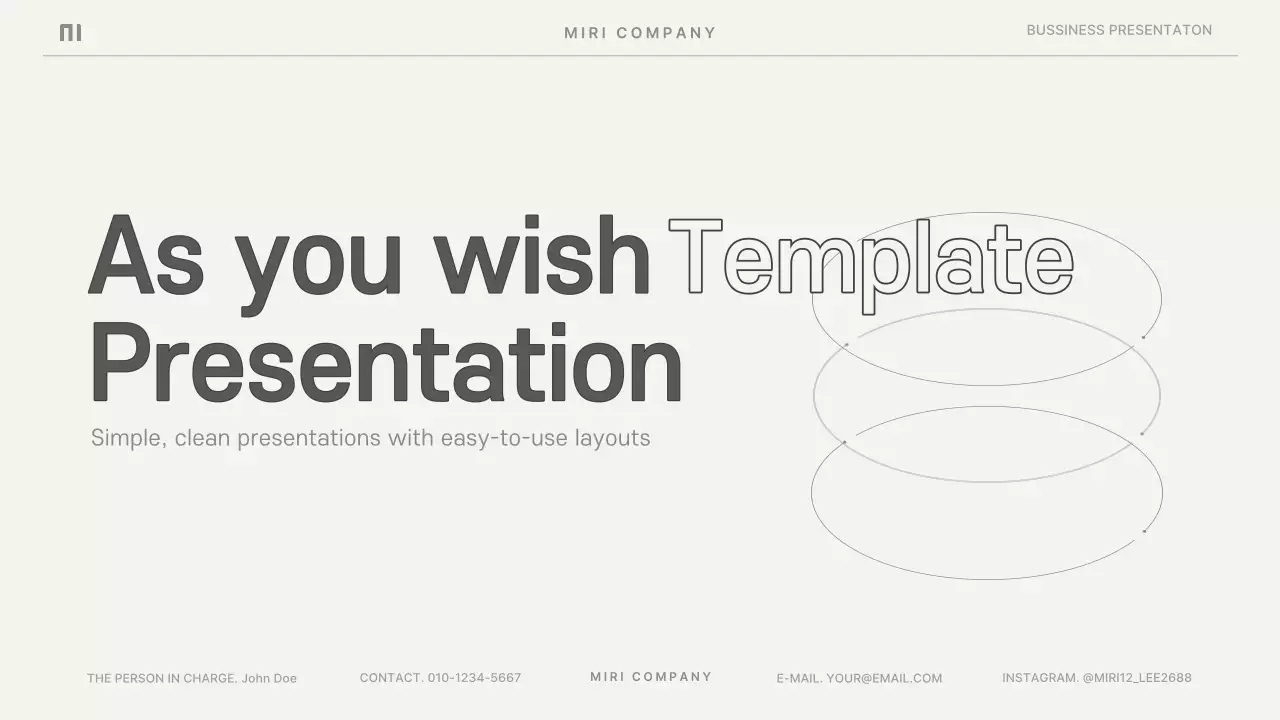 Beige Minimalist Business Presentation