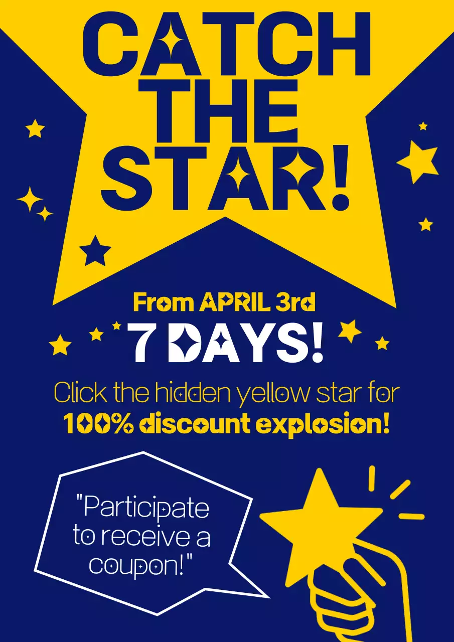 Yellow Trendy Event Promotion Poster