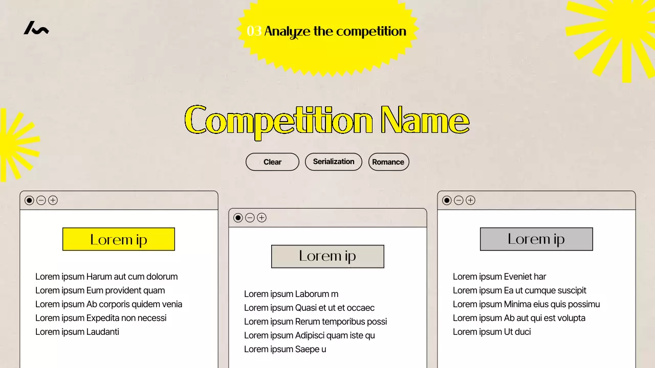 노란색 현대 쓰기 가이드 프레젠테이션