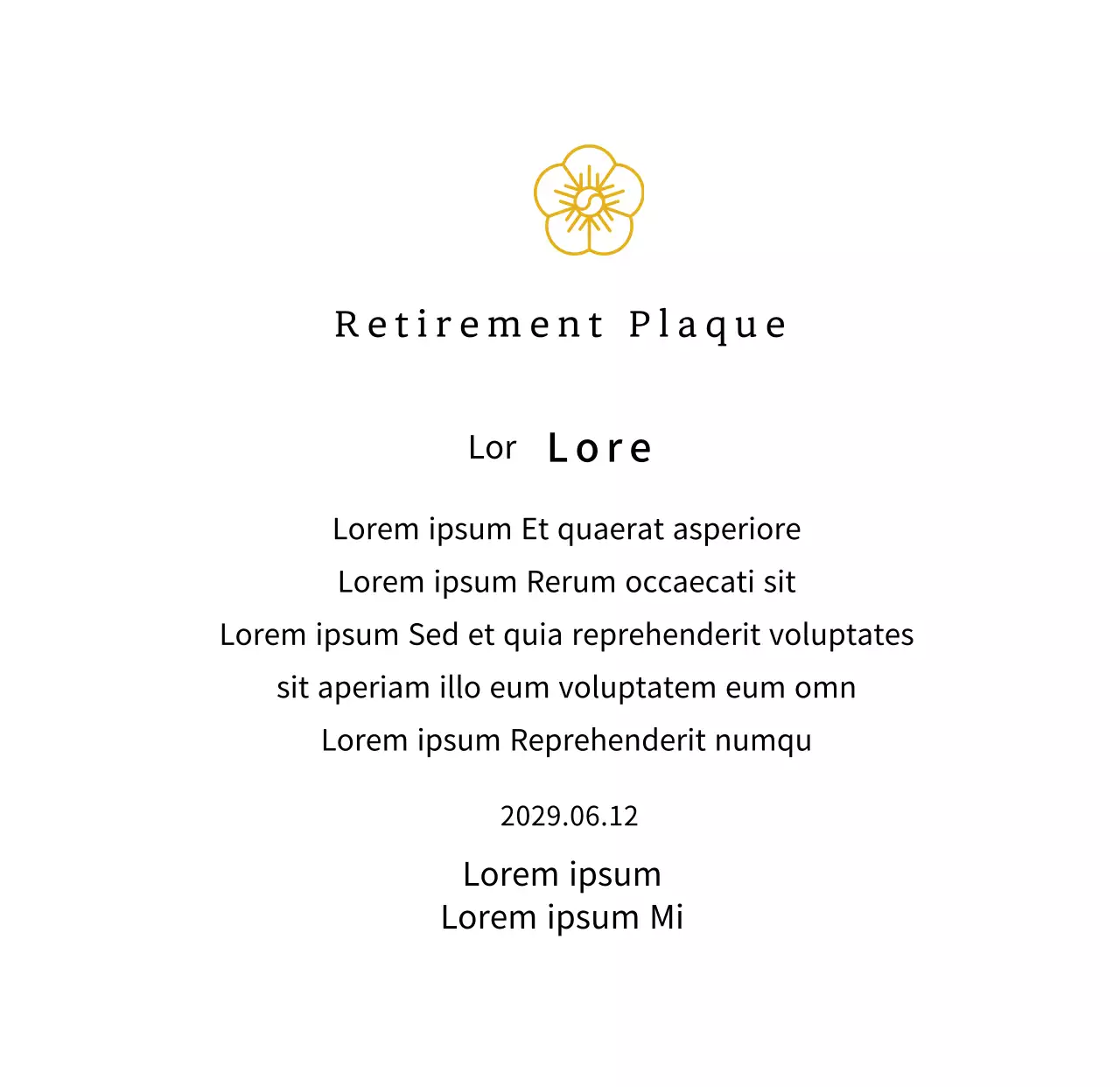 Plakat Apresiasi Konsep Pencatatan Line Flower