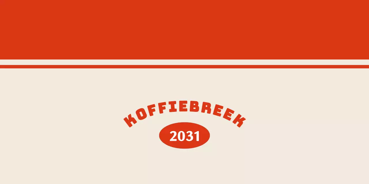 Een café merchandise heidetak met een schattig figuurtje in rood