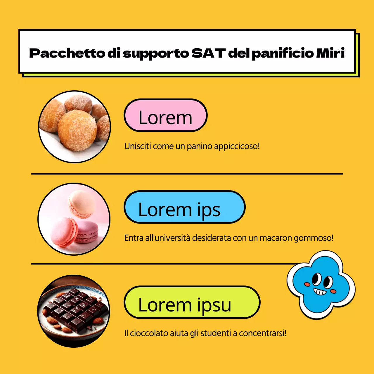 Proposte regalo per il SAT in stile pop art in giallo e verde