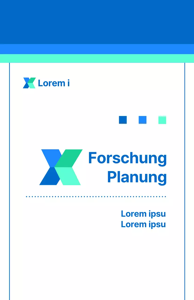 Blue Ein einfaches Konzept für eine vertrauenswürdige Unternehmenszugehörigkeit