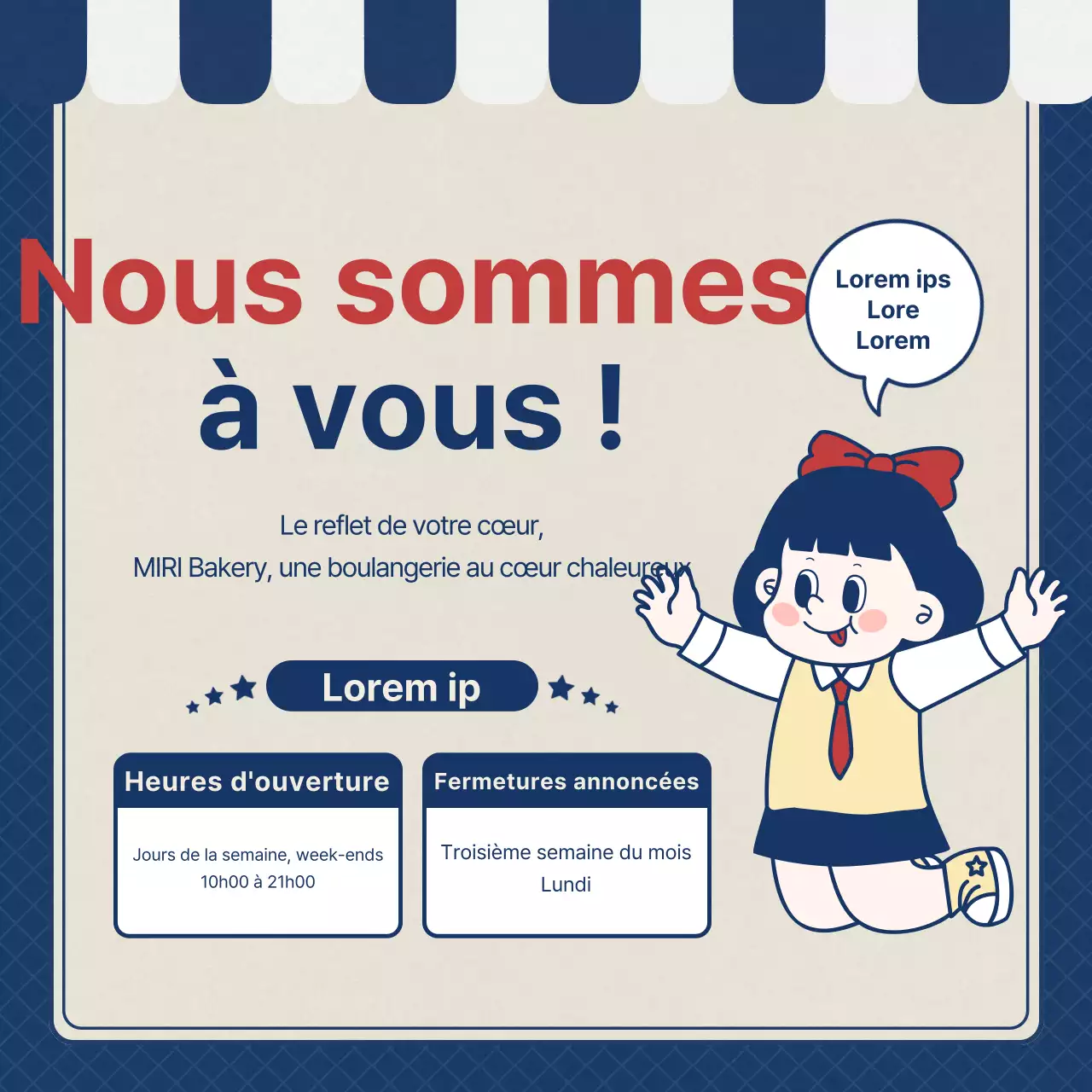 Promouvoir un cadeau bleu marine et rétro pour les pom-pom girls de l'examen d'entrée à l'université