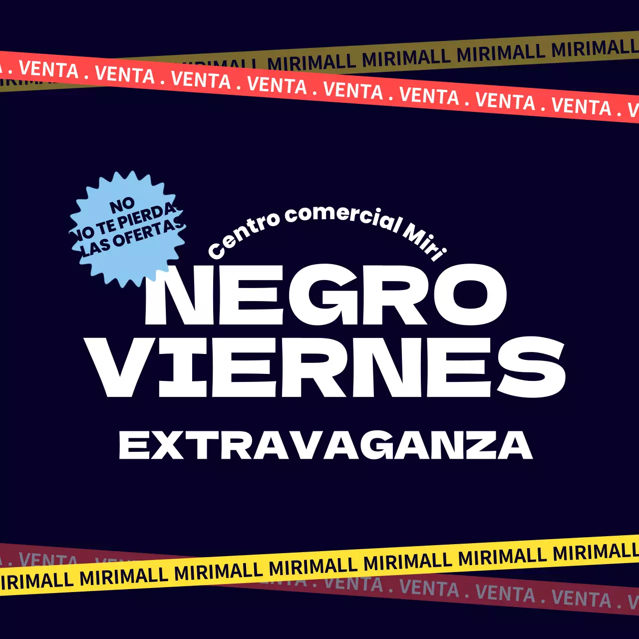 Anuncios del Black Friday en rojo y negro