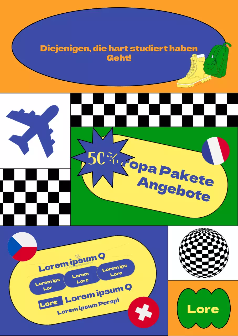 Kitschige Studentenrabatte im Reisebüro