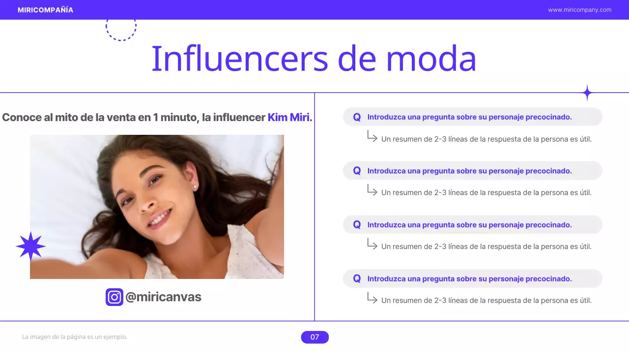 Una guía comercial kitsch con fondo blanco