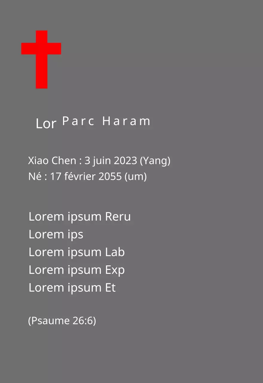 Plaques funéraires de conception chrétienne ou catholique avec versets bibliques