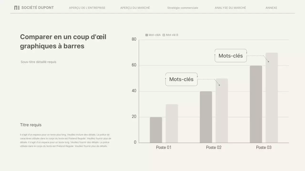 Rapports d'activité simples en beige