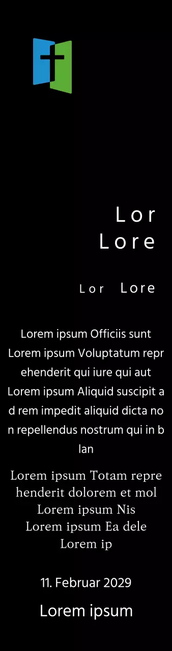 Gratulationsplakette für eine Beförderung in einer eleganten Serifenschrift