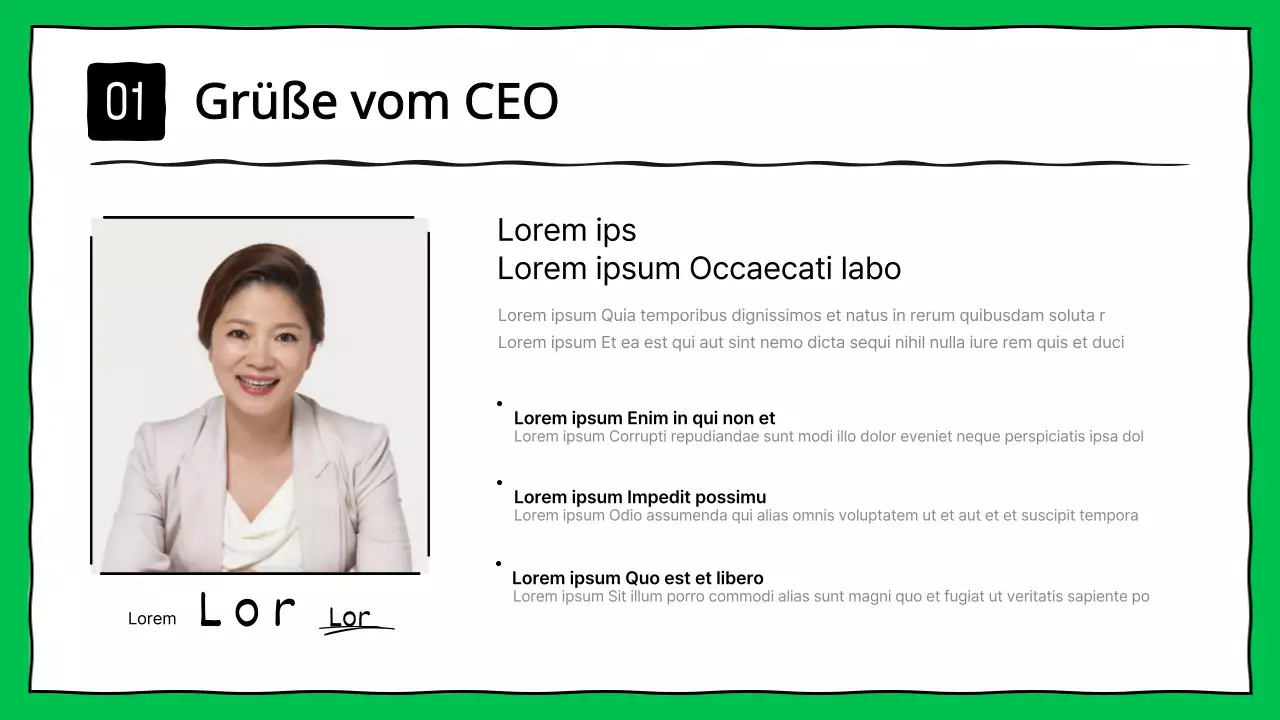 Kitschige ESG-Unternehmensberichte in Grün