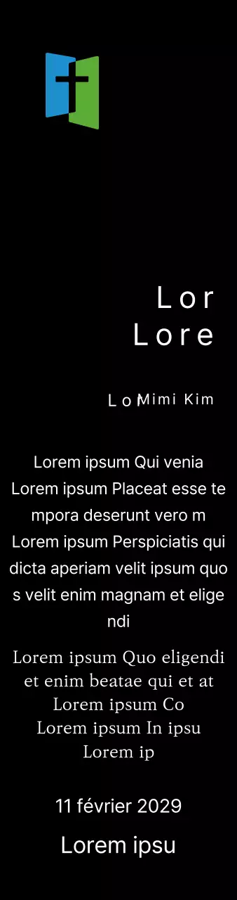 Plaque de félicitations pour une promotion dans une police serif de grande classe