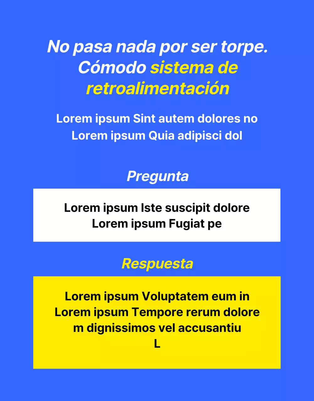 Promociona una oferta kitsch de clases de inglés en azul y amarillo