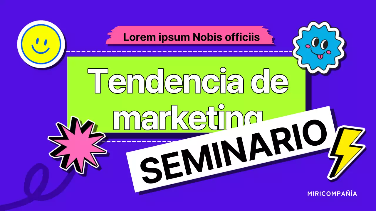 Material didáctico de neón y kitsch para seminarios de marketing