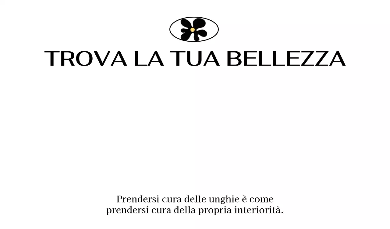 Un concetto di salone per unghie chic in nero