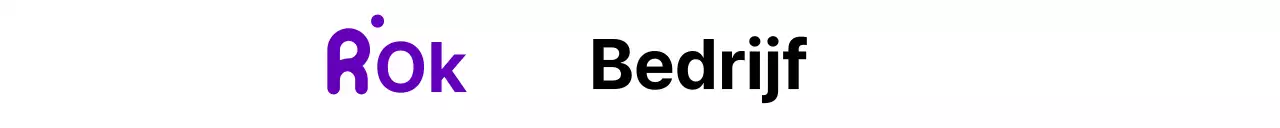 Zakelijk met een eenvoudige letter R in zwart