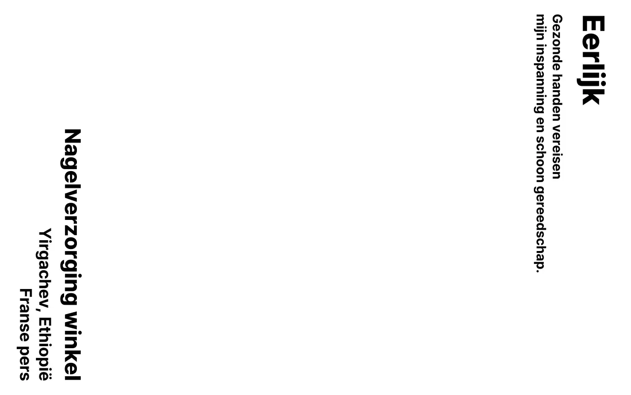 Informatief, promotioneel ontwerp met eenvoudige tekst