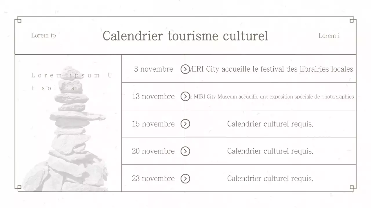 Magazine Brown and Simple Culture and Tourism Newsletter