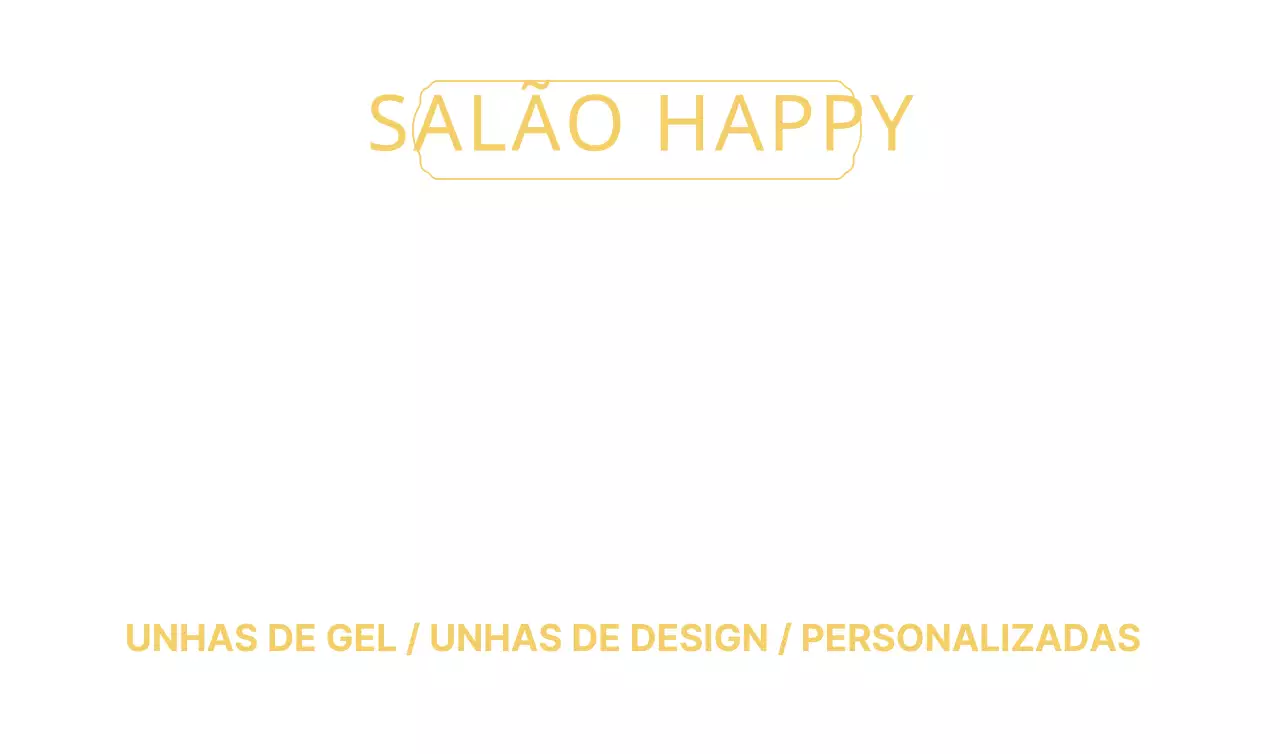 Salão de unhas com decorações douradas e luxuosas
